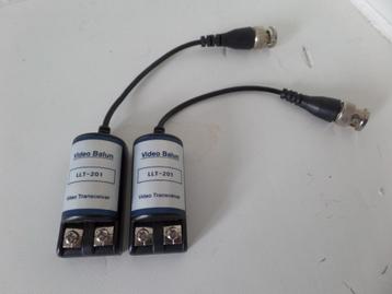 Video Balun set, LLT-201C, BNC/screwterminal-(#8479) beschikbaar voor biedingen