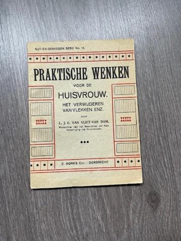 Praktische wenken voor de huisvrouw nr 13 uit 1920 beschikbaar voor biedingen