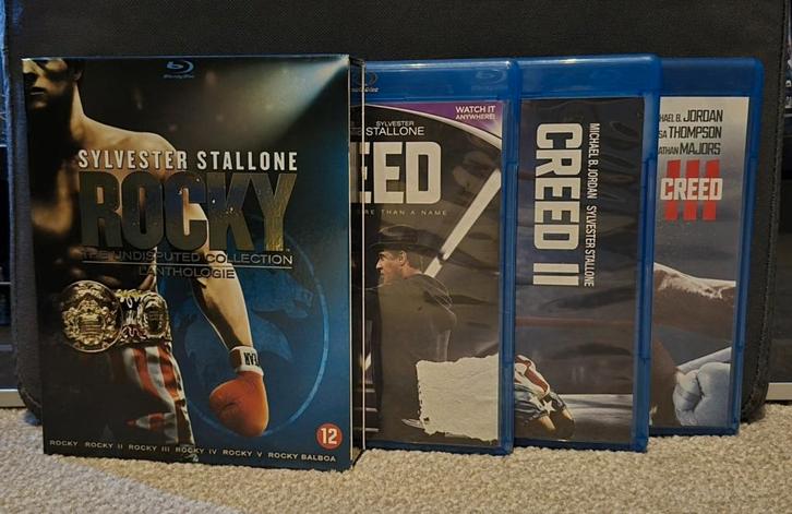 Rocky & Creed - Complete Collection (stallone / 1976-2023), Cd's en Dvd's, Blu-ray, Zo goed als nieuw, Sport en Fitness, Ophalen of Verzenden