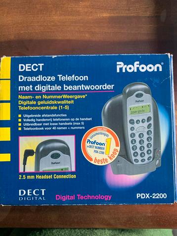 Profoon PDX-2200 Draadloze Telefoon - Nieuw in Doos beschikbaar voor biedingen