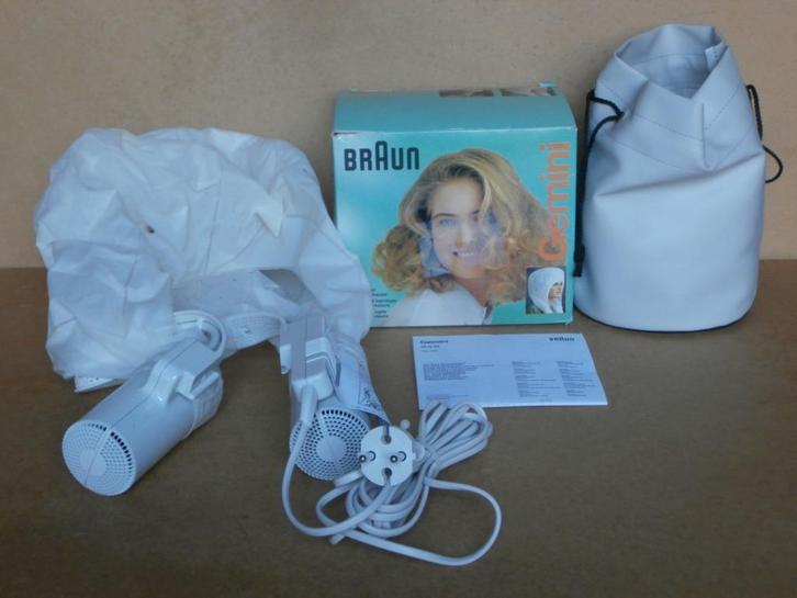 Braun Gemini haar droogkap opblaasbare haardroogkap 600 Watt, Sieraden, Tassen en Uiterlijk, Uiterlijk | Haarverzorging, Zo goed als nieuw