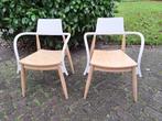 Vintage Ikea Slingra stoelen uit de PS collectie van Ehlèn J, Gebruikt, Twee, Wit, Ophalen