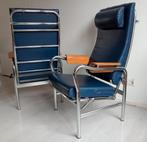 Stijlvolle vintage buisframe design fauteuils, Huis en Inrichting, Fauteuils, Ophalen, Gebruikt, 75 tot 100 cm, 50 tot 75 cm