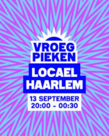 Twee kaartjes voor Vroeg Pieken vanavond beschikbaar voor biedingen
