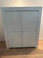Hoogglans Witte kast, Huis en Inrichting, Kasten | Kledingkasten, Ophalen, Gebruikt, 100 tot 150 cm, 50 tot 100 cm
