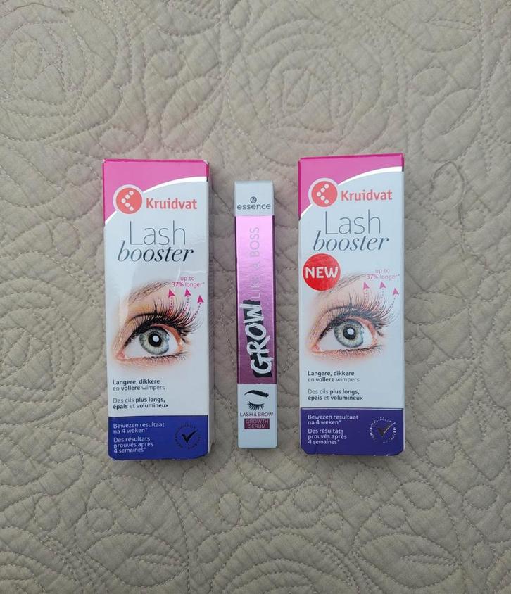 NIEUW 3 wimperserums lash booster Kruidvat & Essence growth, Sieraden, Tassen en Uiterlijk, Uiterlijk | Gezichtsverzorging, Nieuw