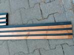 Partij douglas triple rhombus planken zwart en blank Nieuw, Doe-het-zelf en Verbouw, Hout en Planken, Ophalen, Minder dan 25 mm