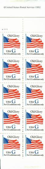 USA Verenigde Staten PB 2884a-pf - Vlag en Blauwe kleine G, Postzegels en Munten, Postzegels | Amerika, Ophalen of Verzenden, Noord-Amerika