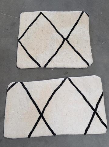 Nieuwe Marokkaanse handgemaakte kussenhoesjes crème  beschikbaar voor biedingen