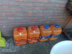 Gratis af te halen 4 lege qlima vloeistof jerrycans, Ophalen