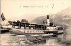 Scheepvaart - Annecy vertrek van de boot, Verzenden, 1960 tot 1980, Ongelopen, Frankrijk