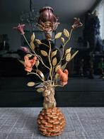 Decoratieve kandelaar met eekhoorns en hert, Ophalen of Verzenden, Nieuw, 25 tot 50 cm