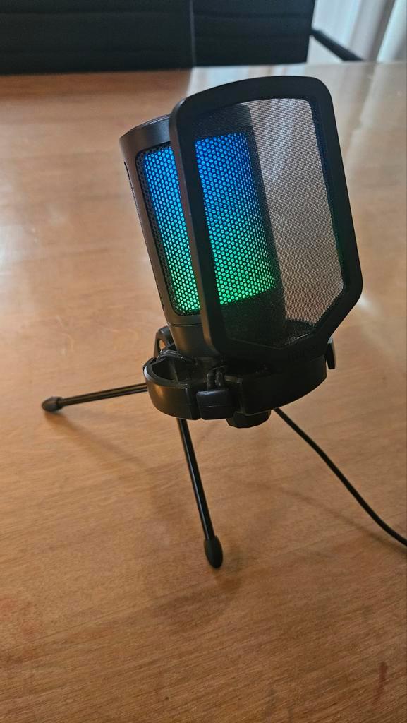 FIFINE AmpliGame A6V USB Microfoon - Zo goed als nieuw, Muziek en Instrumenten, Microfoons, Zo goed als nieuw, Studiomicrofoon