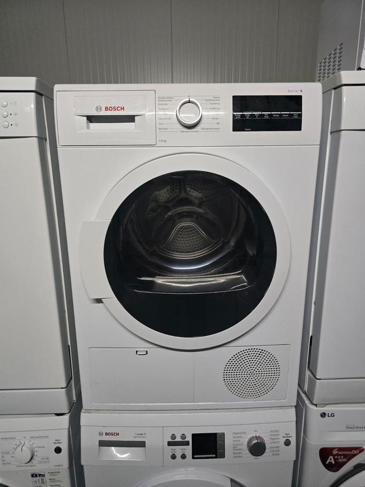 Keurige ruime Bosch Serie6 condensdroger! 8KG! Garantie!🚚✅️, Witgoed en Apparatuur, Wasdrogers, Zo goed als nieuw, Condens, 8 tot 10 kg