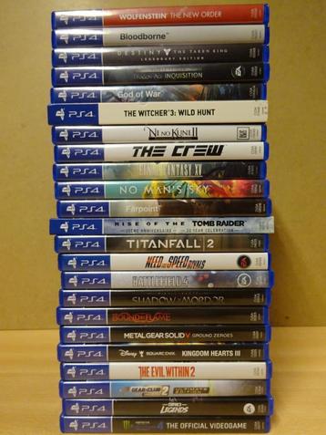8 DIVERSE PS4 GAMES: RPG, SHOOTER, RACE (PLAYSTATION 4) beschikbaar voor biedingen