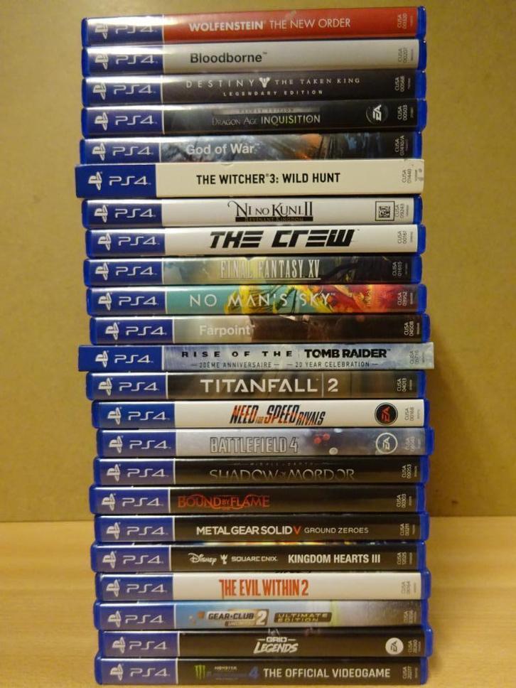 8 DIVERSE PS4 GAMES: RPG, SHOOTER, RACE (PLAYSTATION 4), Spelcomputers en Games, Games | Sony PlayStation 4, Zo goed als nieuw
