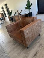Mooie fauteuil/loveseat, Huis en Inrichting, Fauteuils, Ophalen, Gebruikt, 100 tot 125 cm, Leer