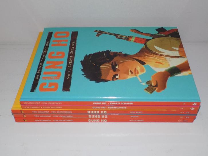 Gung Ho ~ Complete serie hardcovers 1 t/m 5, Boeken, Stripboeken, Nieuw, Complete serie of reeks, Ophalen of Verzenden