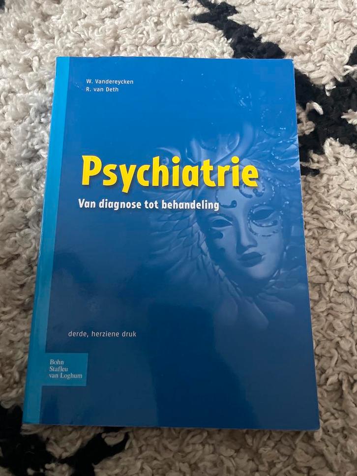 Psychiatrie - Van diagnose tot behandeling, Boeken, Studieboeken en Cursussen, Gelezen, HBO, Alpha, Ophalen of Verzenden