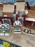 Kerstdorp Anton Pieck huisjes en slee., Diversen, Kerst, Ophalen of Verzenden