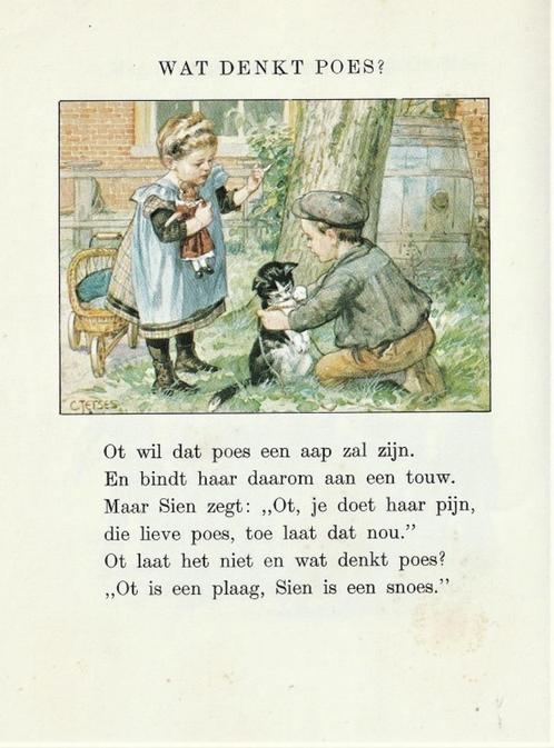 HET BOEK VAN OT EN SIEN met de bekende plaatjes van C.Jetses, Boeken, Prentenboeken en Plaatjesalbums, Zo goed als nieuw, Ophalen of Verzenden