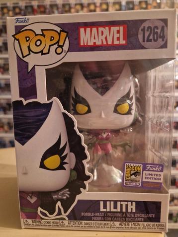 Funko Lilith 1264 officiele San Diego Comic Con sticker beschikbaar voor biedingen