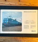 Houten informatiebord (Elektrische locomotieven serie 1300), Gebruikt, Ophalen of Verzenden, Trein