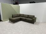 Nieuw GRATIS LEVERING groene microleren hoekbank 265x210, Ophalen of Verzenden, Nieuw, 150 cm of meer, Vierpersoons of meer