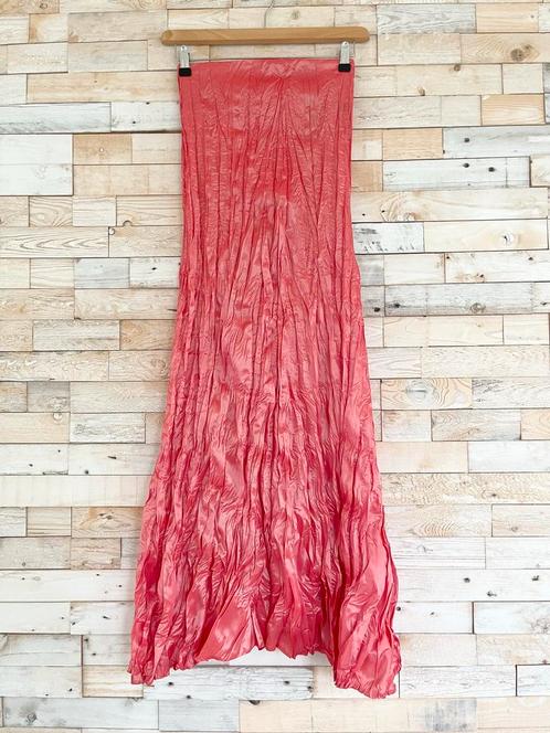 Eve Ning rok high waist koraal, maat 34 - NP 119,90, Kleding | Dames, Rokken, Nieuw, Maat 34 (XS) of kleiner, Oranje, Onder de knie