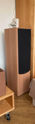 Jamo S408 Beuken Luidsprekers - Topstaat!, Ophalen, Zo goed als nieuw, 60 tot 120 watt, Front, Rear of Stereo speakers