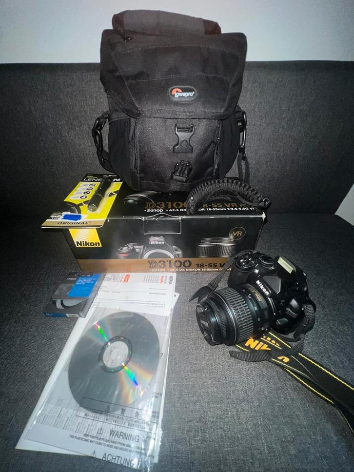 Nikon D3100, Audio, Tv en Foto, Fotocamera's Digitaal, Zo goed als nieuw, Nikon, Geen optische zoom, Ophalen of Verzenden