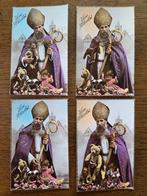 4 Oude Sinterklaaskaarten, Verzamelen, Ophalen of Verzenden, Voor 1920