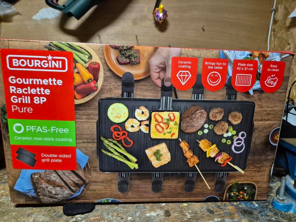 Gourmet Raclette Grill - Nieuw in doos!, Ophalen of Verzenden, Nieuw, 4 t/m 7 personen
