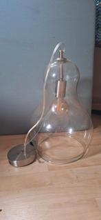 Glazen Hanglamp - Sfeervolle Verlichting, Huis en Inrichting, Lampen | Hanglampen, Ophalen of Verzenden, Zo goed als nieuw, Glas
