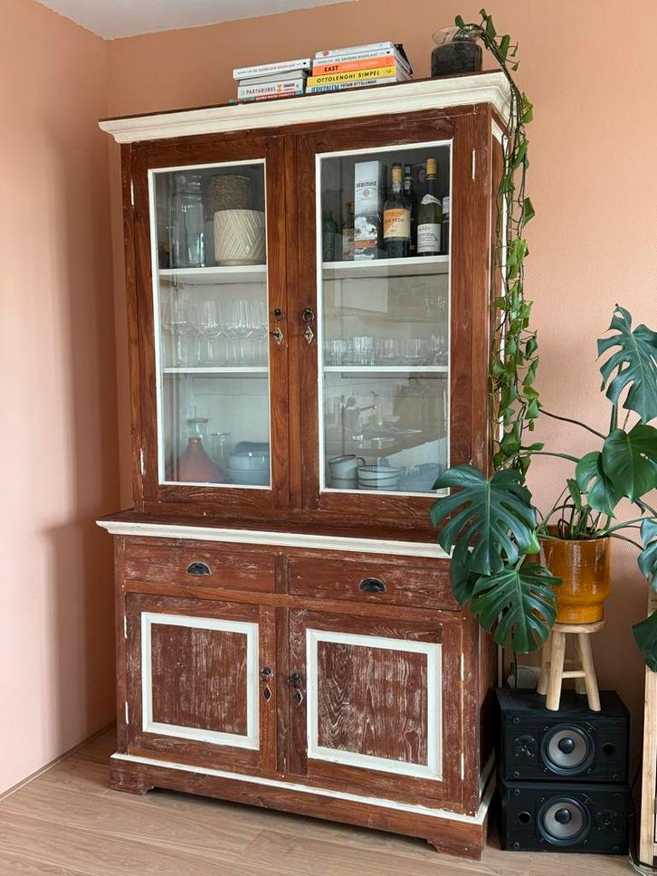 Vintage Teakhouten Buffetkast, Antiek en Kunst, Antiek | Meubels | Kasten, Ophalen