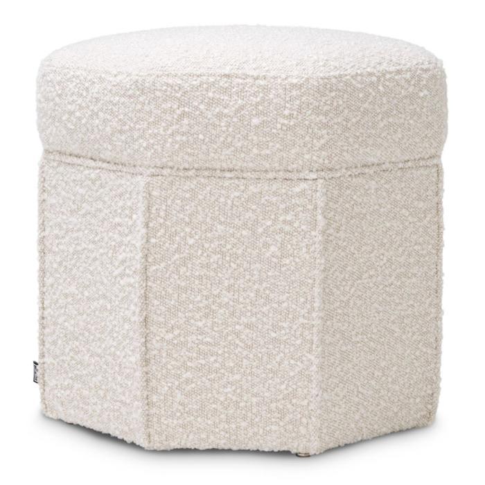 Eichholtz bombay stool poef, Huis en Inrichting, Banken | Voetenbanken en Poefen, Nieuw, Minder dan 50 cm, Minder dan 50 cm, Overige vormen