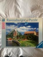 Ravensburger Puzzel - Molenlandschap 1000 stukjes, Ophalen of Verzenden, 500 t/m 1500 stukjes, Zo goed als nieuw, Legpuzzel