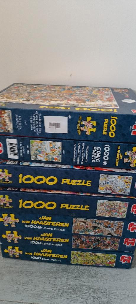 Commic puzzels 1000 stukjes en 500, Hobby en Vrije tijd, Denksport en Puzzels, Zo goed als nieuw, Legpuzzel, 500 t/m 1500 stukjes