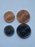 4 munten Oman unc kk f.5.11, Ophalen of Verzenden, Midden-Oosten