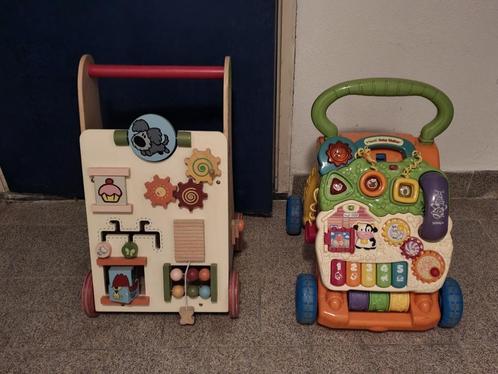 Leuke loopwagentjes   -  V- tech of Woezel en Pip, Kinderen en Baby's, Speelgoed | Babyspeelgoed, Zo goed als nieuw, Overige typen