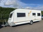 Knaus Sudwind 550 TKM RONDZIT, STAPELBED, Caravans en Kamperen, Niet ingevuld, Dwarsbed, Standaardzit, Bedrijf