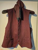 Vintage Van Gils wollen gilet - Bordeaux rood - Maat L Top!, Maat 52/54 (L), Zo goed als nieuw, Rood, Van Gils