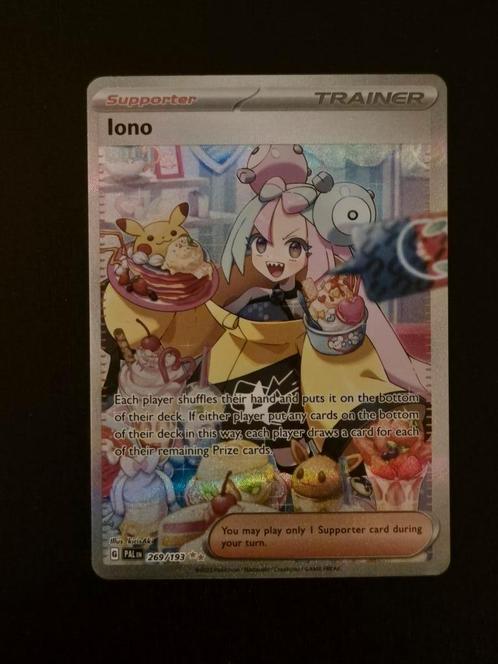 Pokémon - Iono #269 Paldea Evolved hit, Hobby en Vrije tijd, Verzamelkaartspellen | Pokémon, Nieuw, Losse kaart, Ophalen of Verzenden