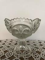 Mooie grote glazen bonbon schaal 14cm, Ophalen of Verzenden