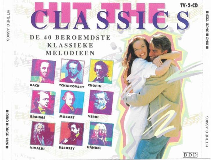 Dubbel CD Various – Hit The Classics, Cd's en Dvd's, Cd's | Klassiek, Zo goed als nieuw, Kamermuziek, Romantiek, Ophalen of Verzenden