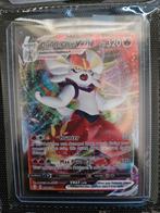 Pokemon Cinderace Vmax 019/072 Shining Fates, Ophalen of Verzenden, Zo goed als nieuw, Losse kaart, Foil