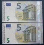2x 5 euro 2013 nummers opvolgend (gr.land)print Y007J6 UNC, Postzegels en Munten, Bankbiljetten | Europa | Eurobiljetten, Ophalen of Verzenden