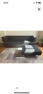Oerdegelijke design bank van Sur&Plus, samen met een hocker., Huis en Inrichting, Ophalen, Gebruikt, Driepersoons, 75 tot 100 cm