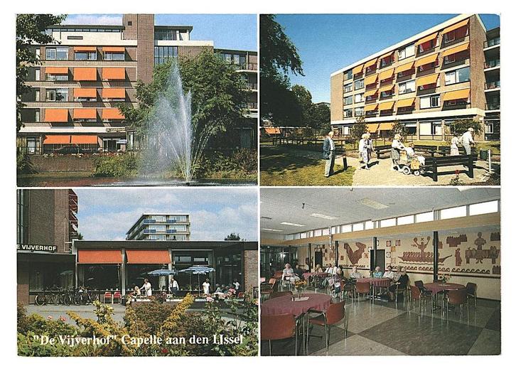 978453 Capelle a d IJssel ZH de Vijverhof Nette oude kaart, Verzamelen, Ansichtkaarten | Nederland, Ongelopen, Zuid-Holland, Ophalen of Verzenden