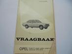 Vraagbaak opel, Auto diversen, Ophalen